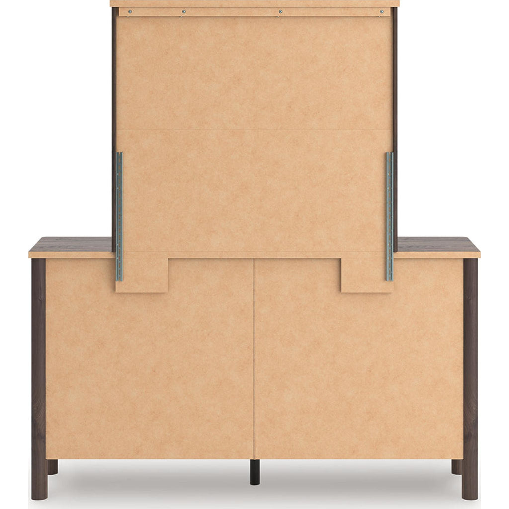 Commode et miroir Pamytta - Marron