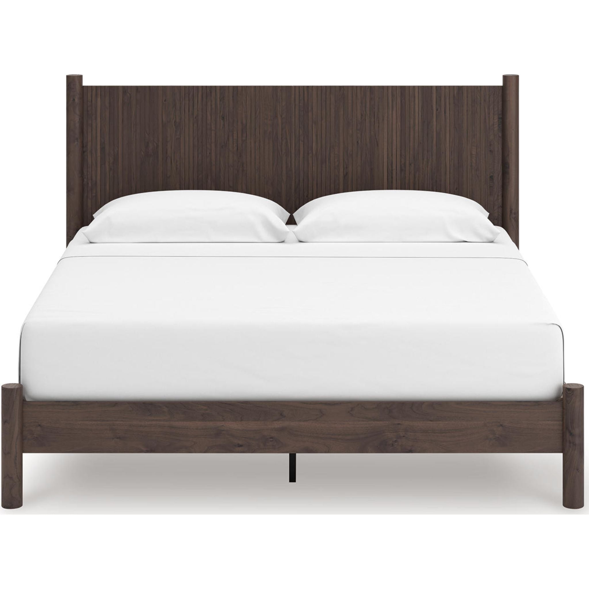 Lit plateforme Pamytta King - Marron