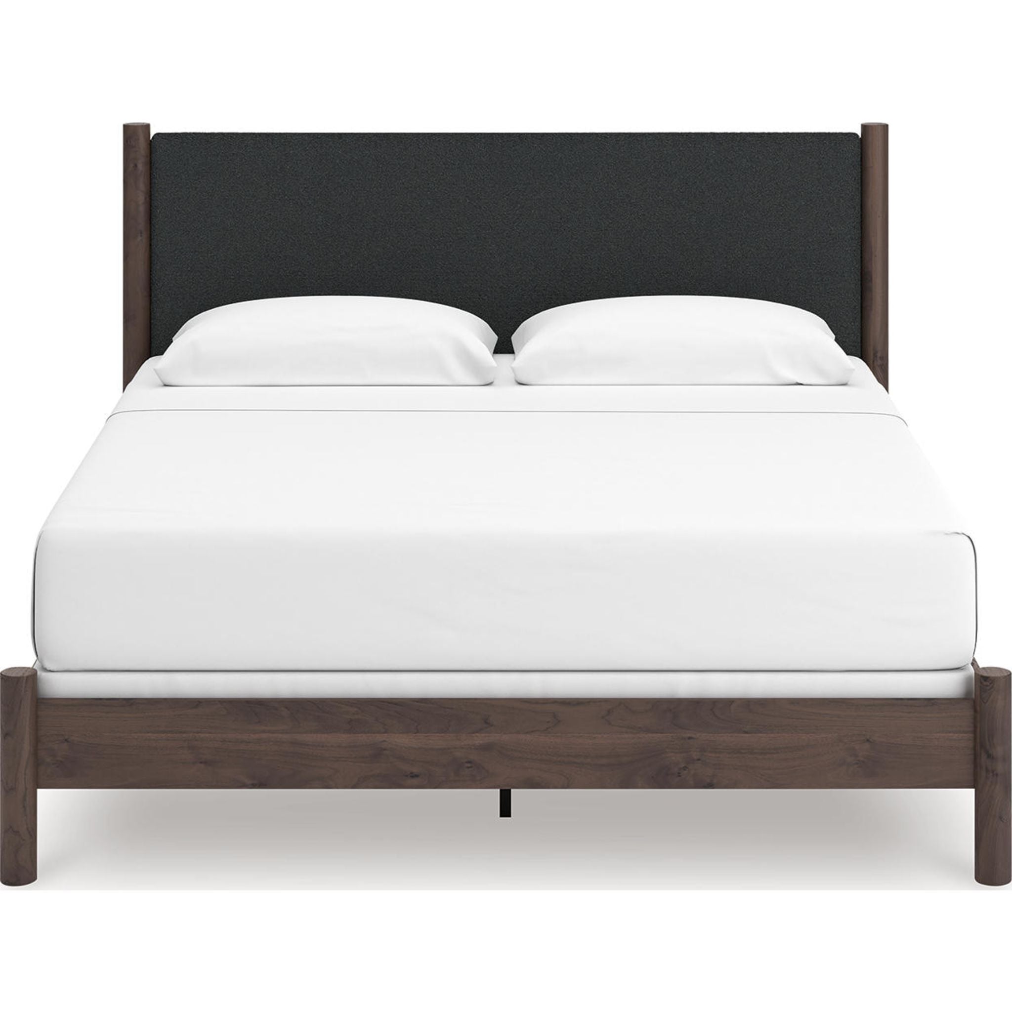 Lit à panneaux Pamytta King - Marron