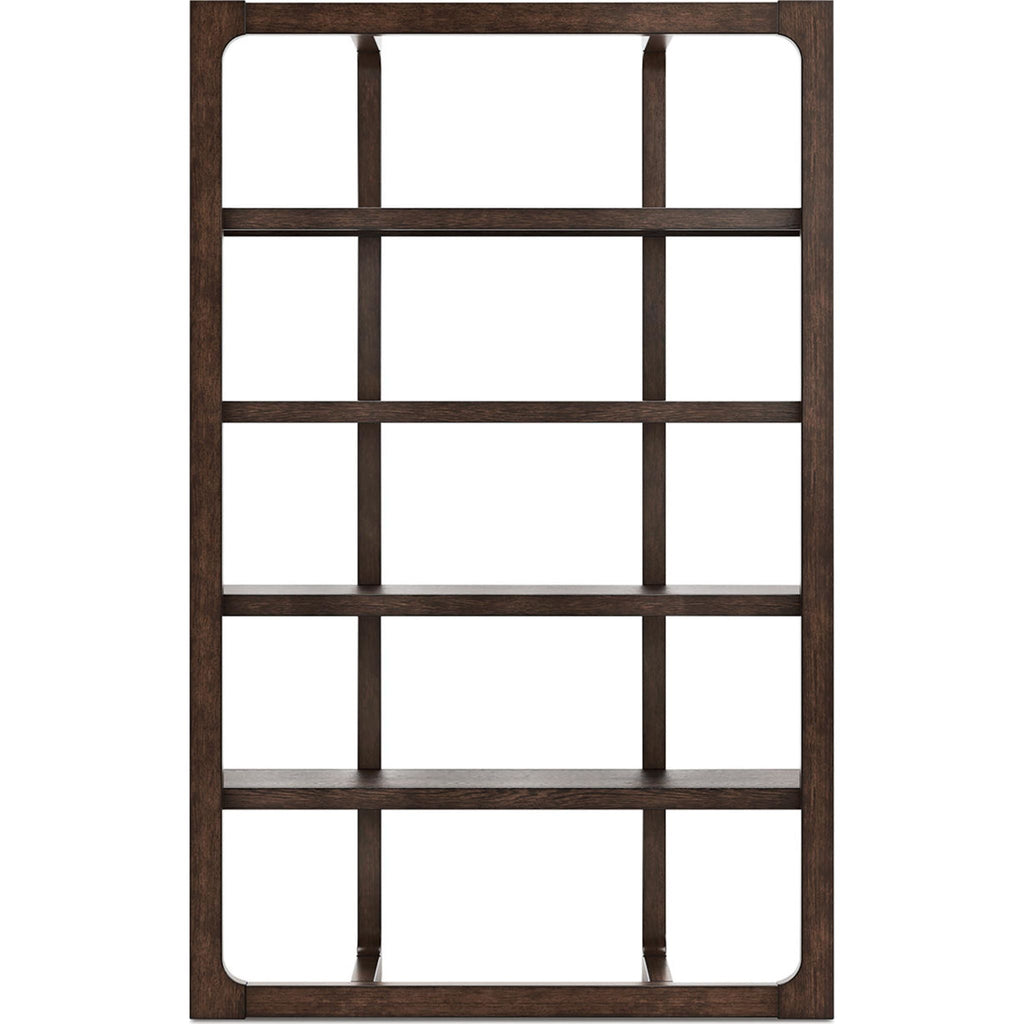 Bibliothèque Breckington - Marron foncé