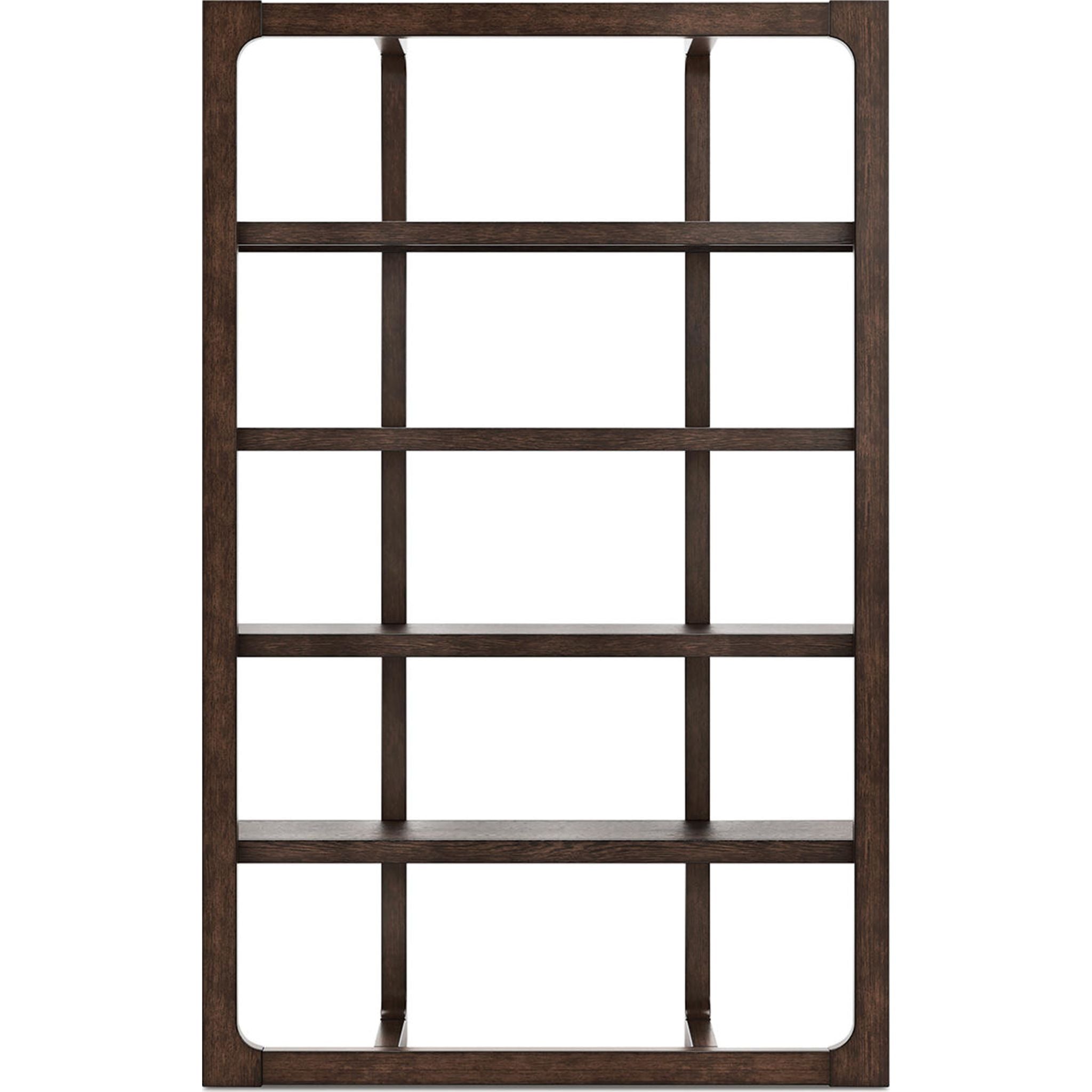 Bibliothèque Breckington - Marron foncé