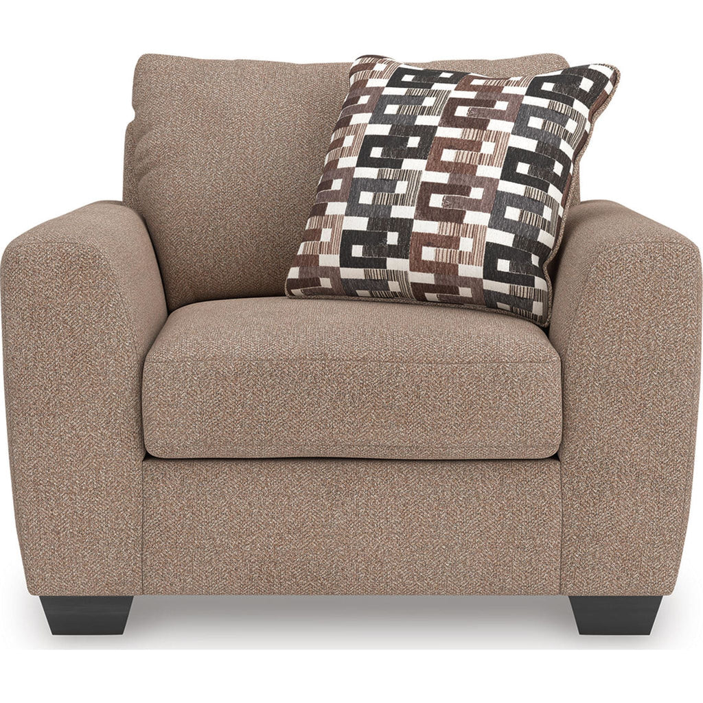 Chaise surdimensionnée Triston-Peaks - Daim