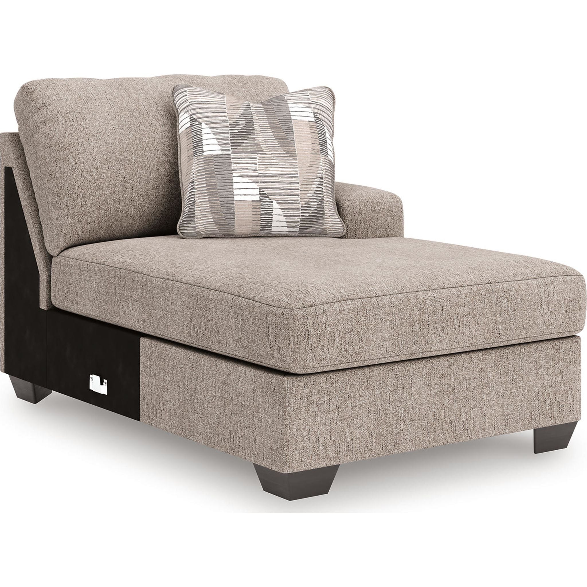 Chaise longue Seyler Lane 2 pièces - Chanvre