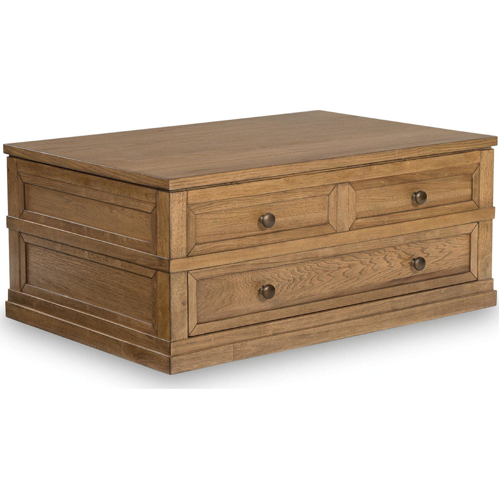 Table basse rectangulaire relevable Sharlance - Marron clair