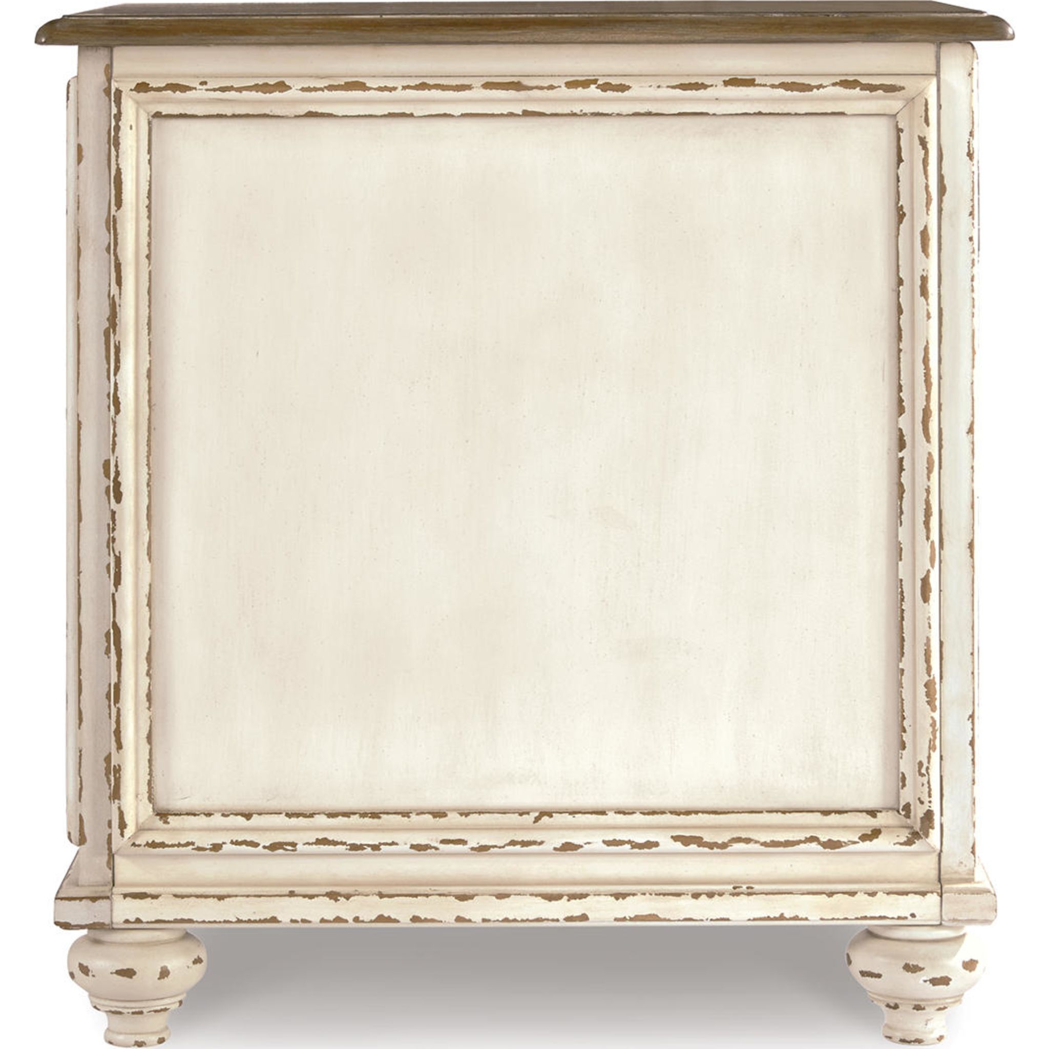 Table d'appoint Meinertz Chair - Blanc/Marron