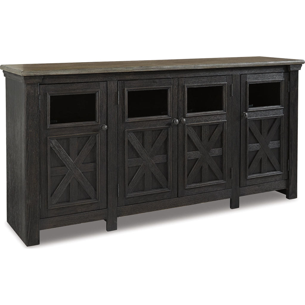 Meuble TV Tyler Creek - Noir/Gris