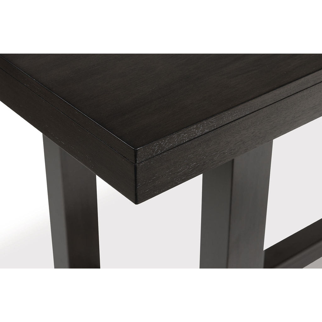 Table de comptoir Neymorton - Brun gris foncé - (D618-13)