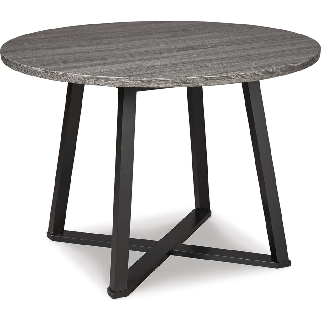 Table à manger Centiar - Gris/Noir - (D372-16)