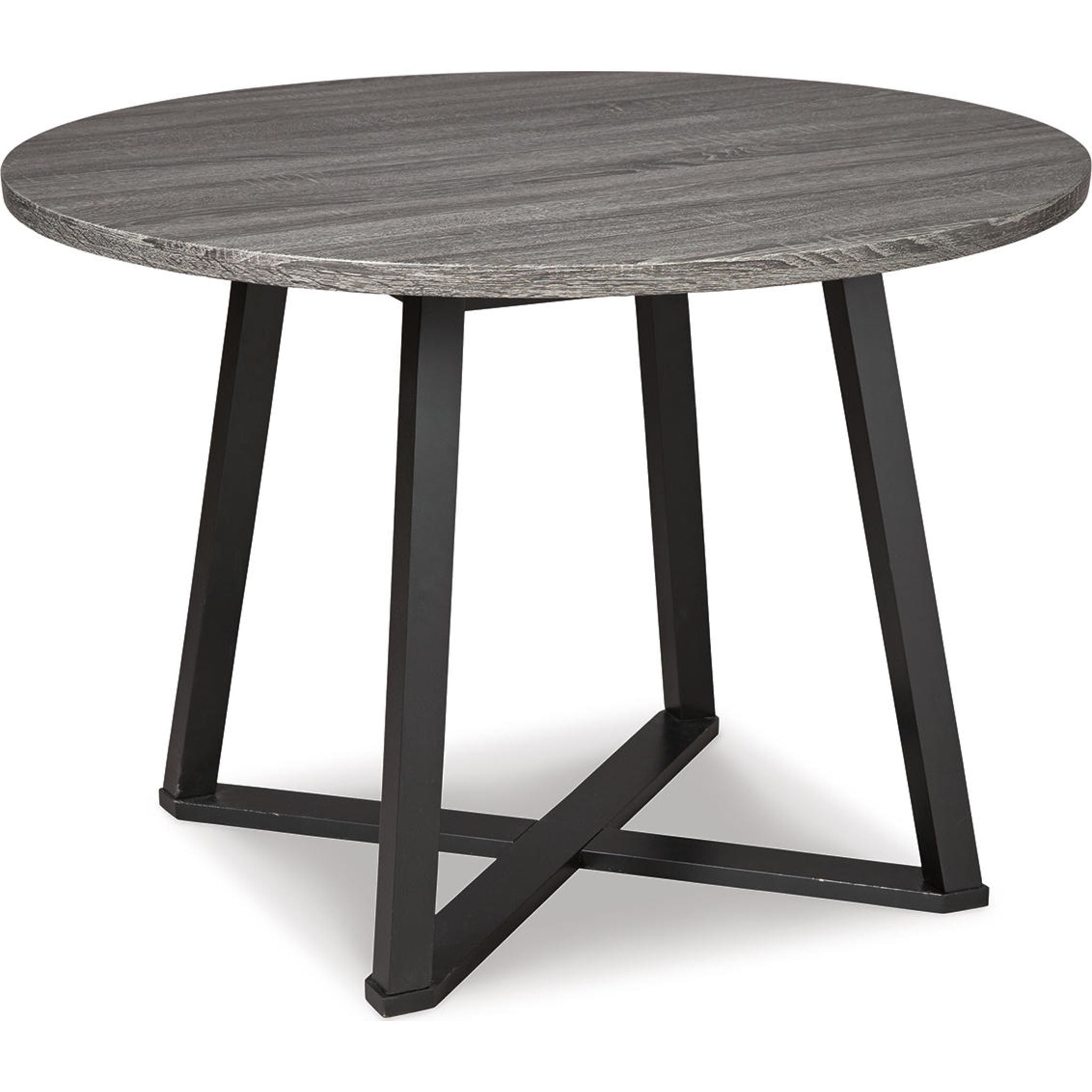 Table à manger Centiar - Gris/Noir - (D372-16)