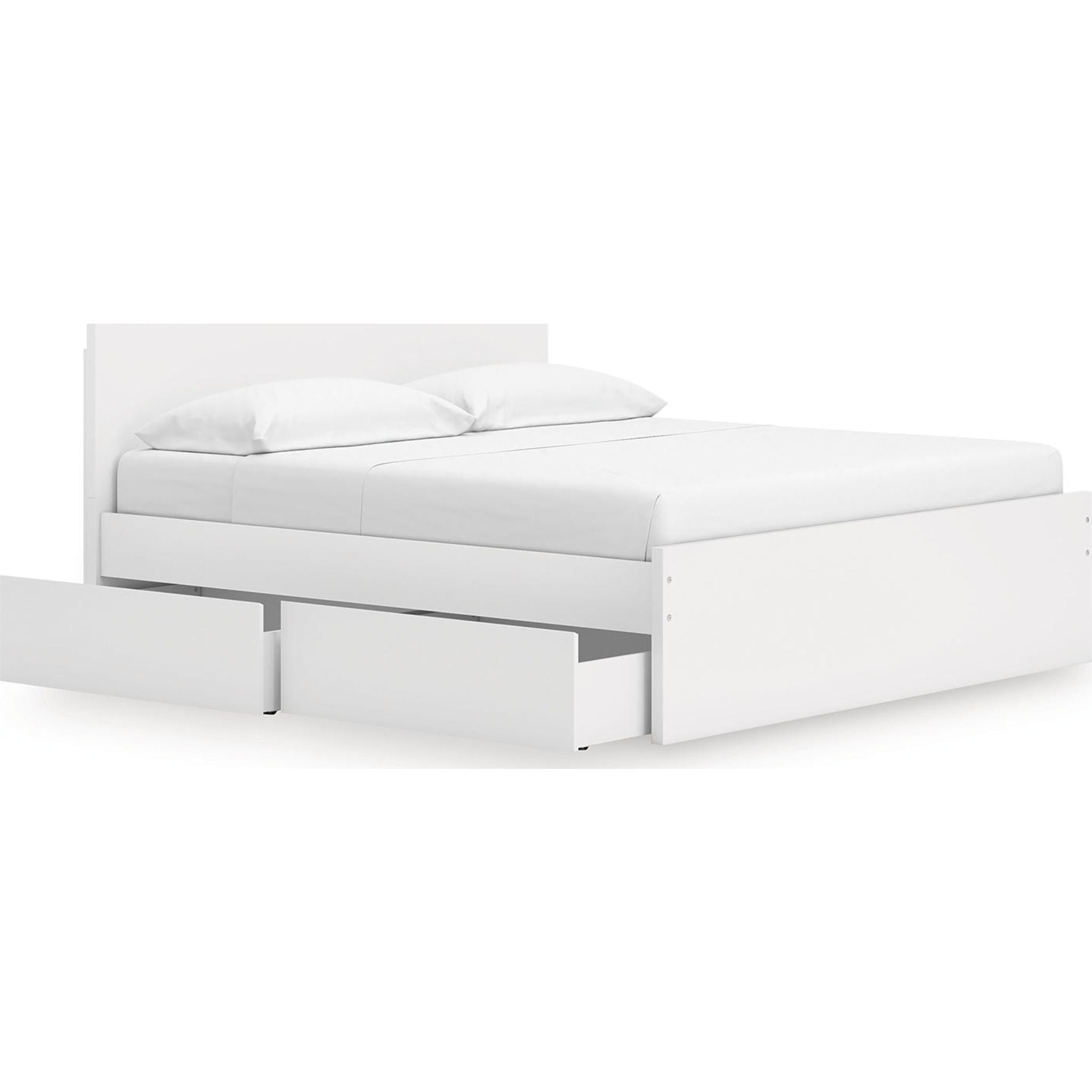Lit de rangement Onita King - Blanc