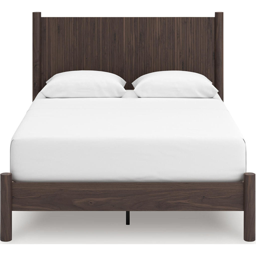 Lit plateforme Pamytta Queen - Marron