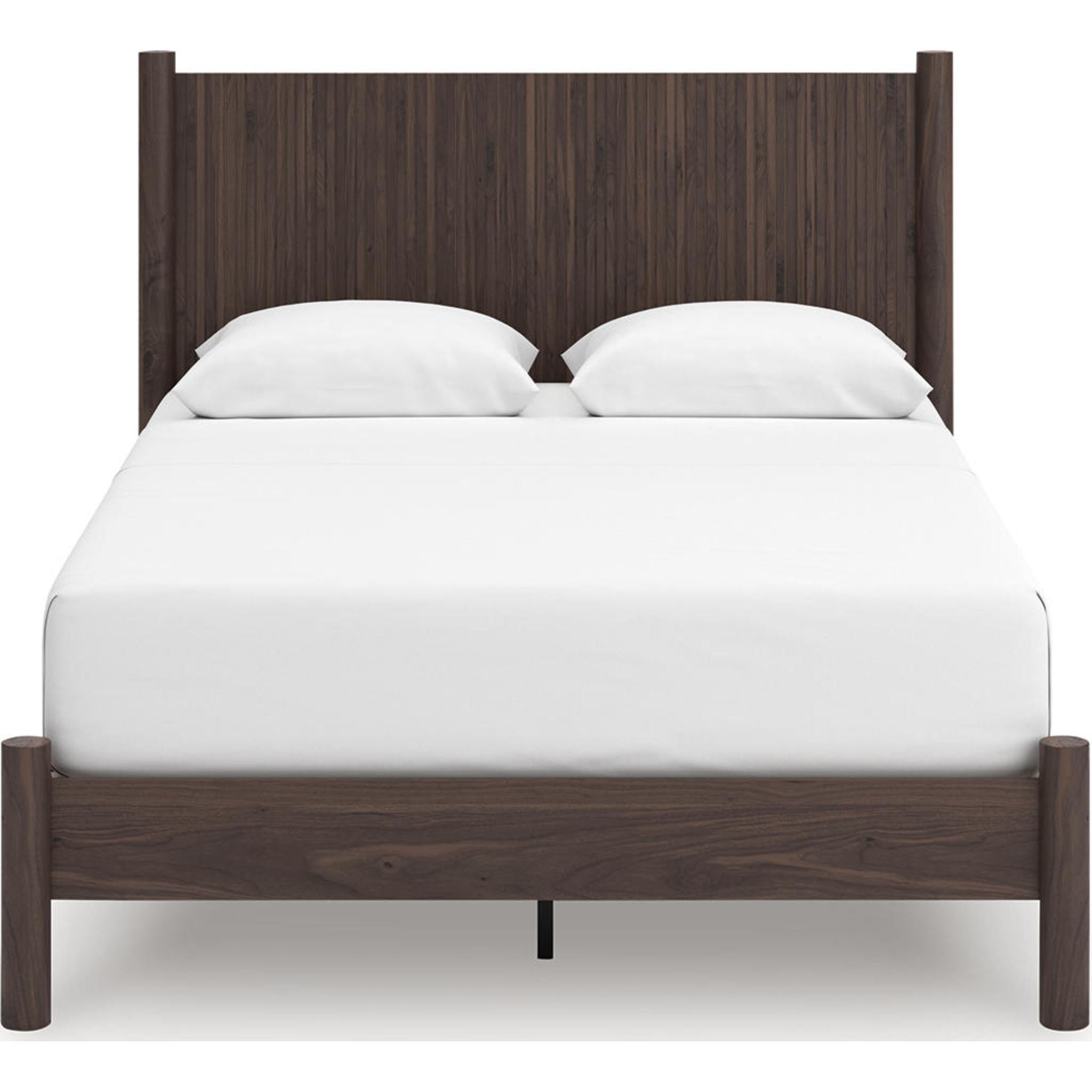 Lit plateforme Pamytta Queen - Marron