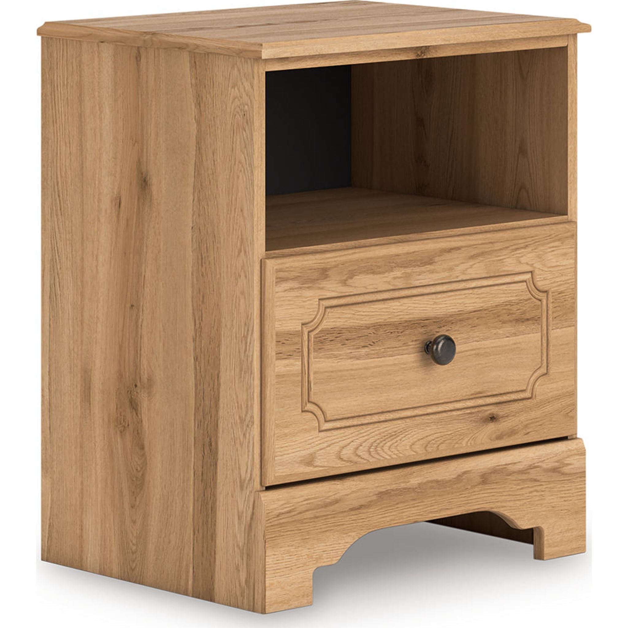 Table de chevet Aleaport - Brun chaud