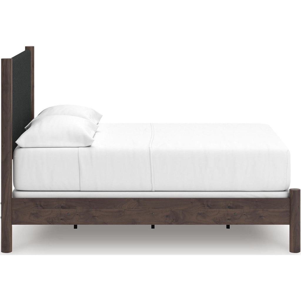 Lit à panneaux Pamytta - Marron