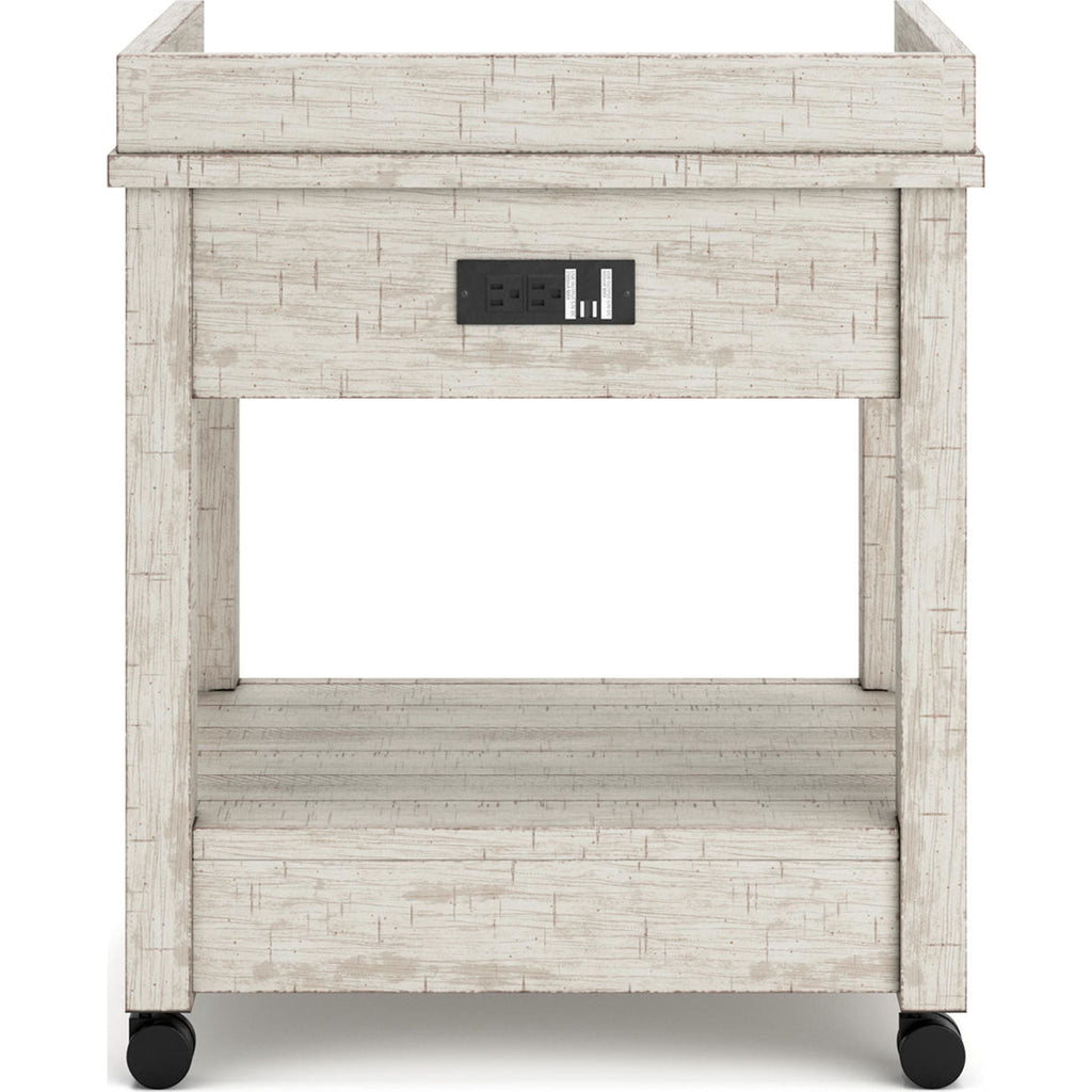 Support d'imprimante Carynhurst - Blanchi à la chaux