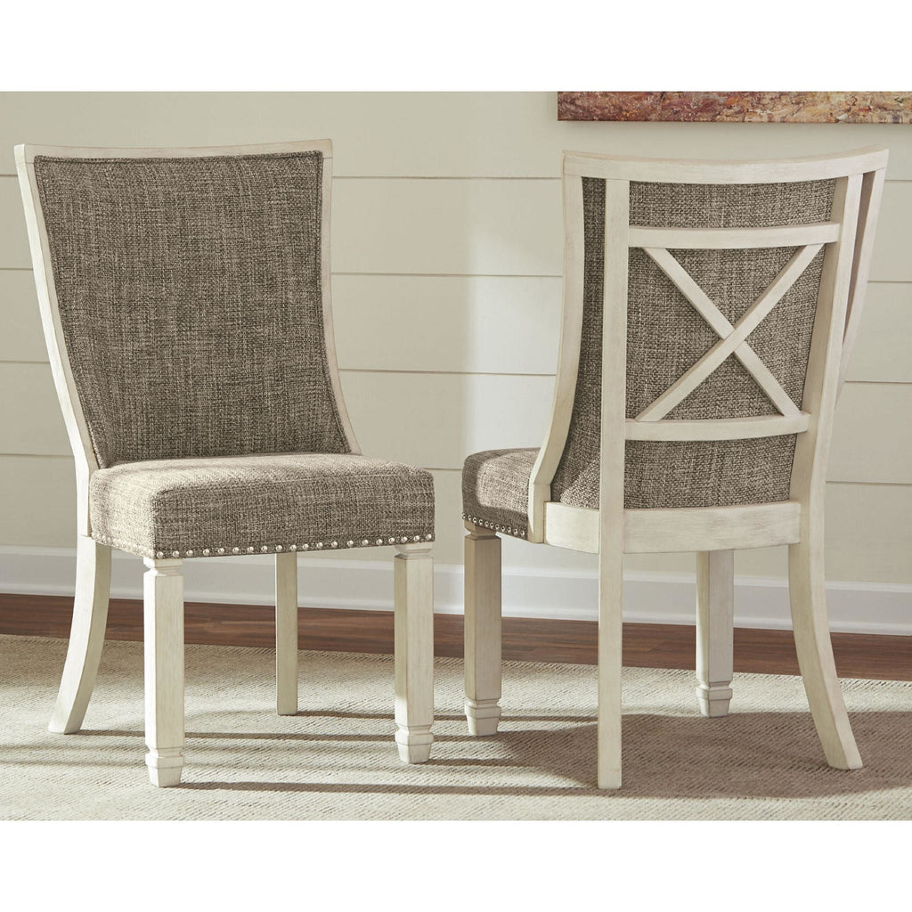 Chaise d'appoint Bolanburg - Bicolore - (D647-02)