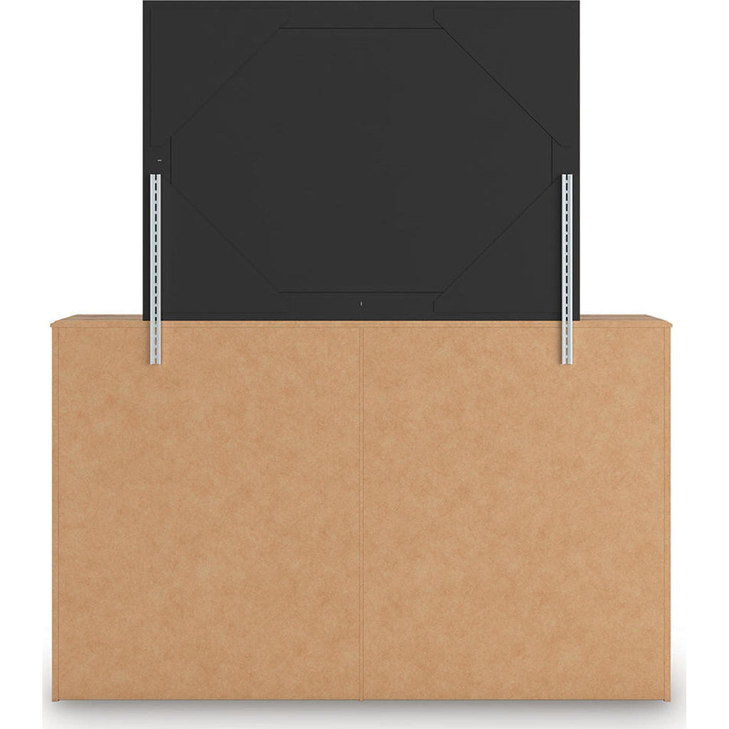 Commode et miroir Aleaport - Brun chaud