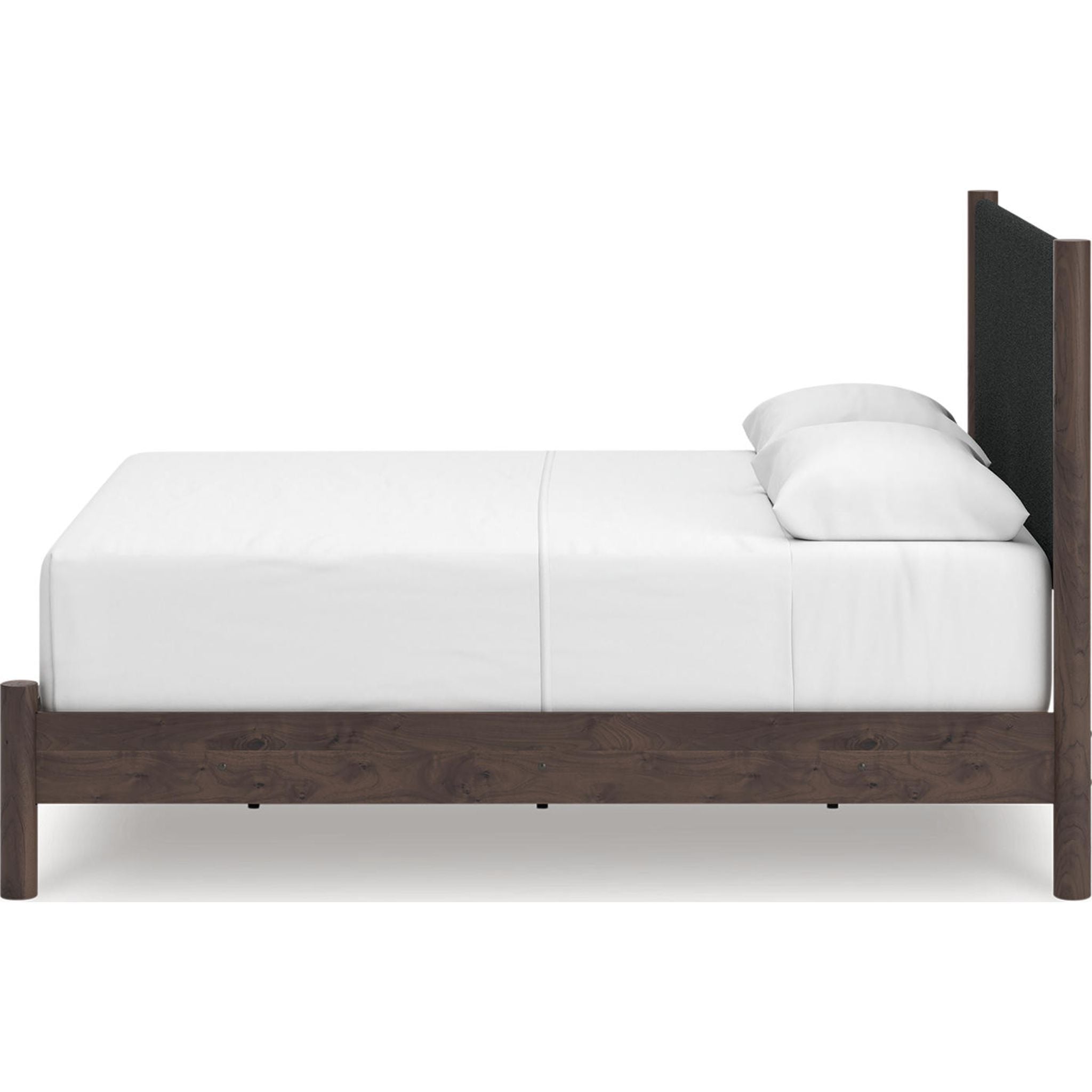 Lit à panneaux Pamytta Queen - Marron