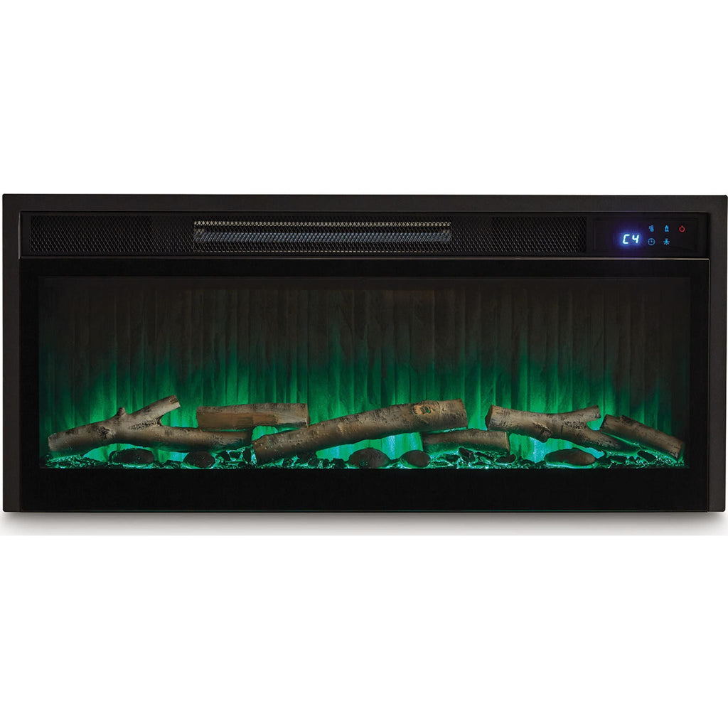 Accessoires de divertissement pour cheminée encastrable - Noir