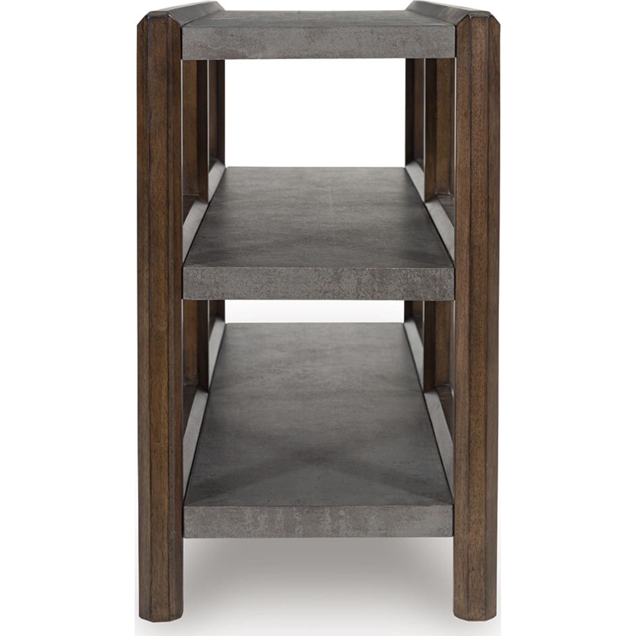 Table basse Kallenny - Marron/Gris