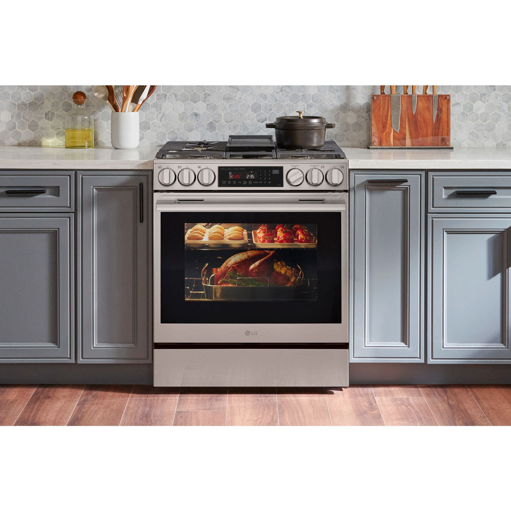 Cuisinière à gaz LG 30 (LSGL6335X) - PrintProof Steel