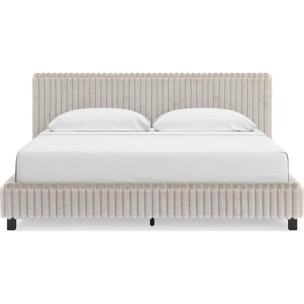 Lit rembourré Zuraleus King - Blanc