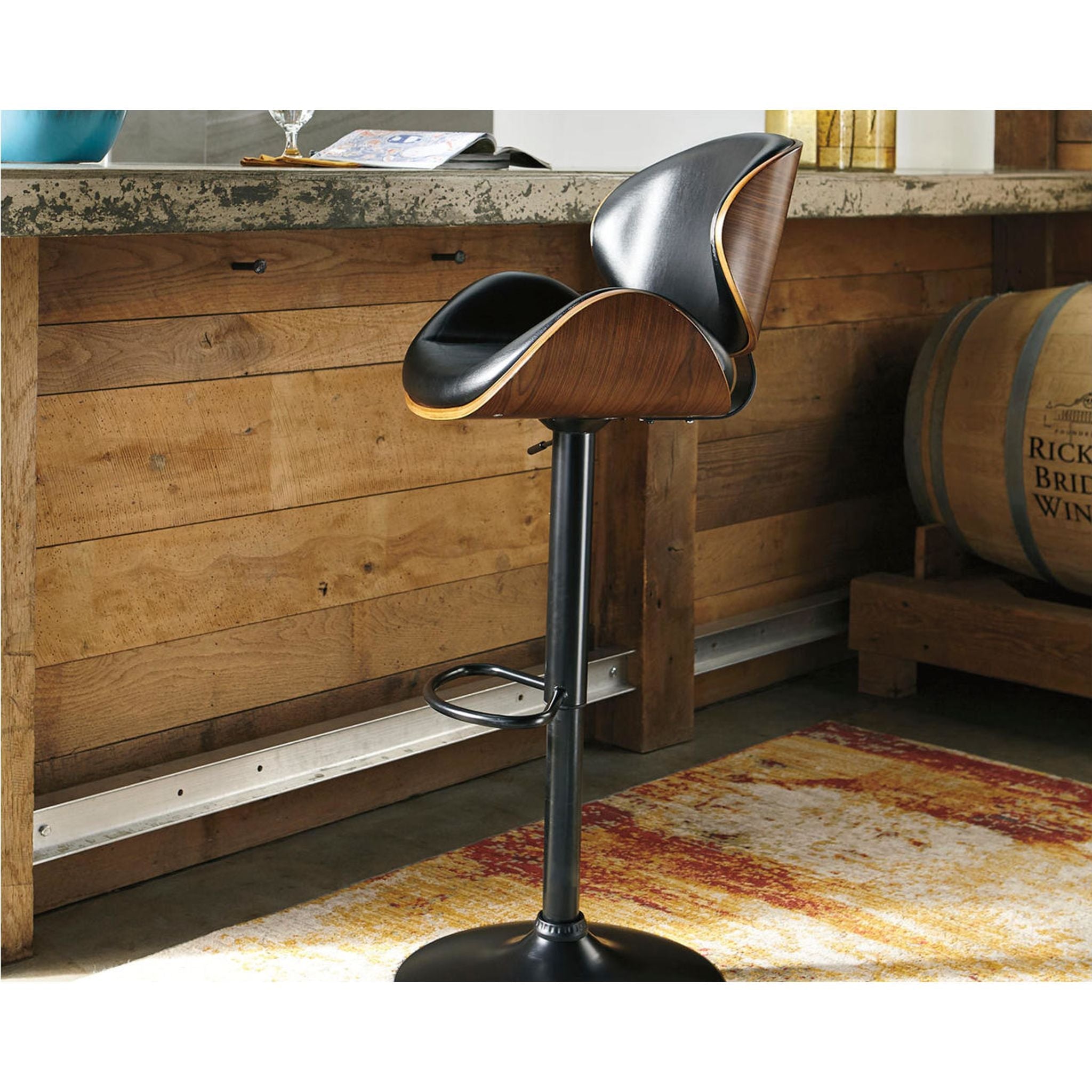 Tabouret Bellatier à hauteur réglable - Marron - (D120-530)