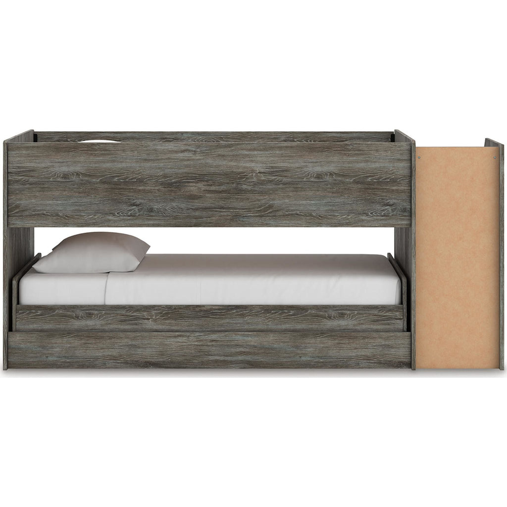 Lit mezzanine simple/double Frandern - Gris