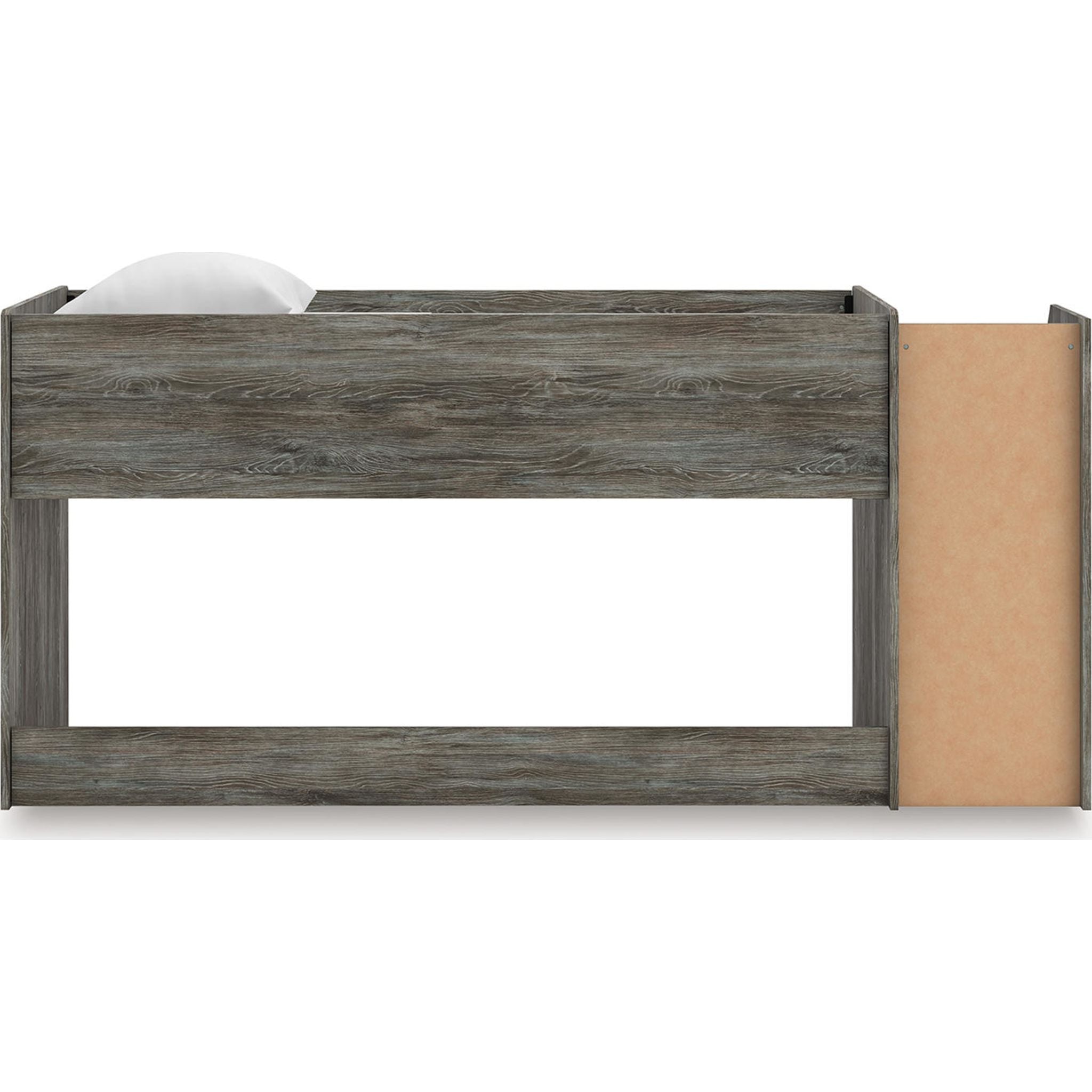 Lit mezzanine simple Frandern - Gris