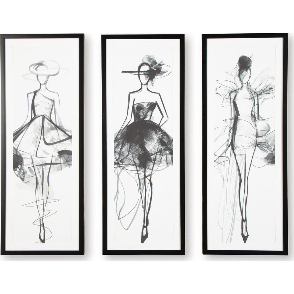 Décoration murale Mckerrick (ensemble de 3) 15,00 x 40,25