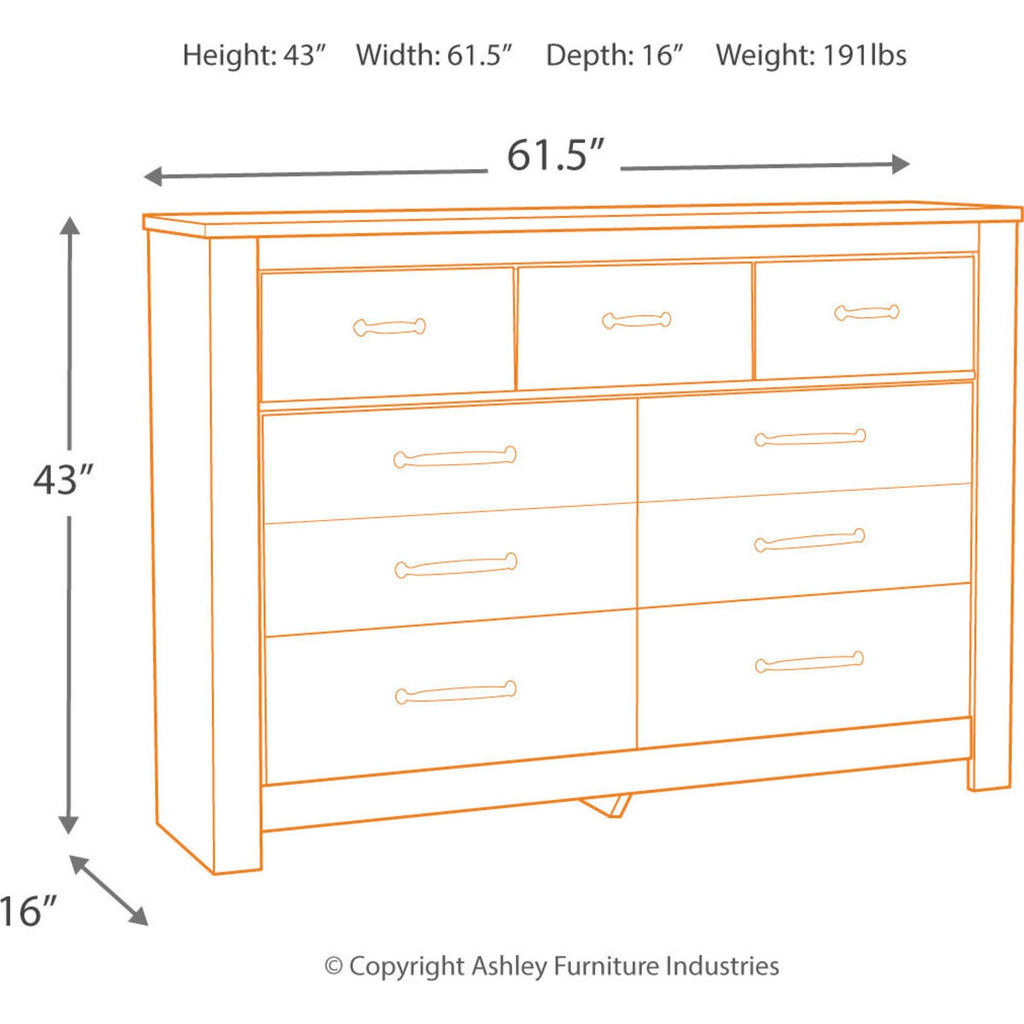 Commode Bellaby - Blanchi à la chaux