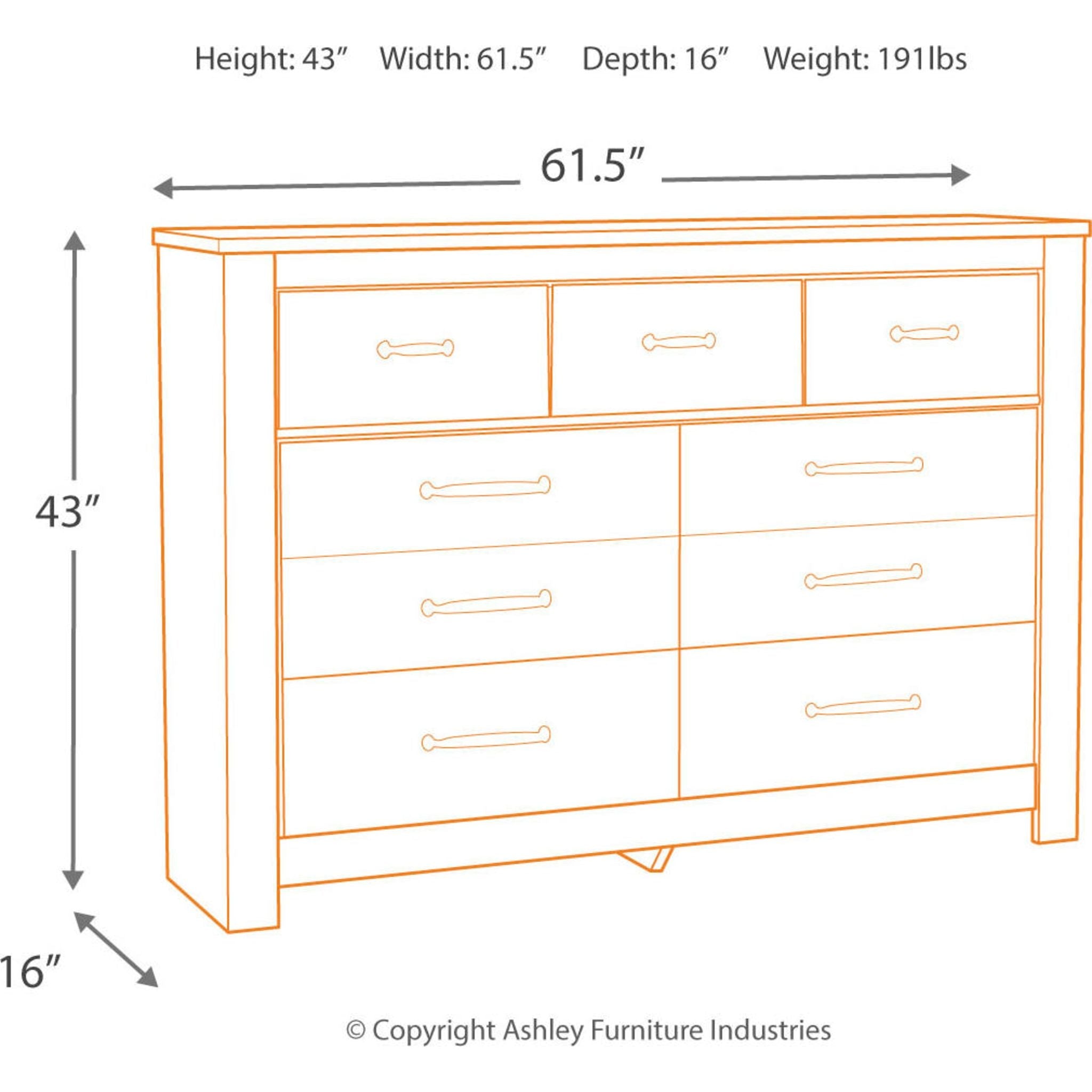 Commode Bellaby - Blanchi à la chaux