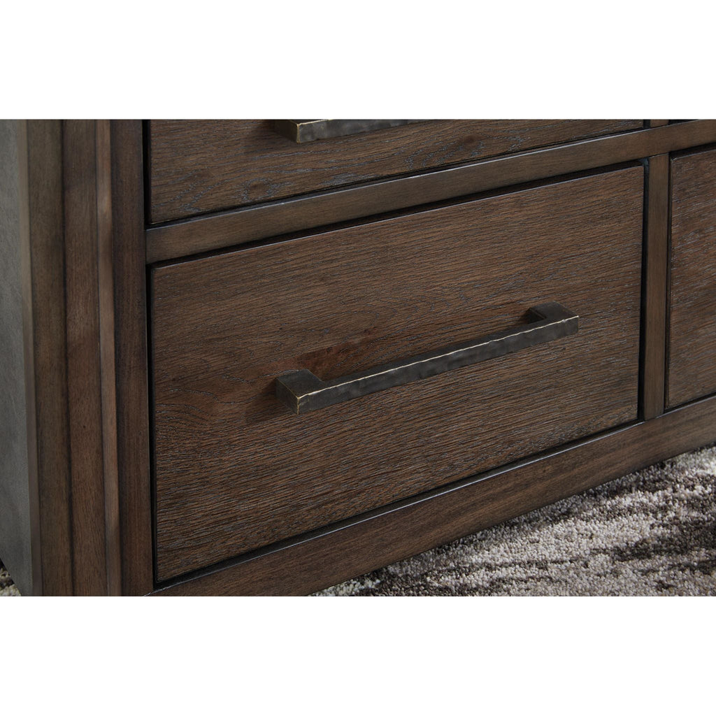 Table basse Kallenny - Marron/Gris