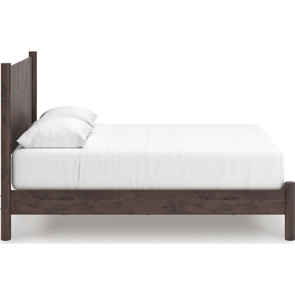 Lit plateforme Pamytta Queen - Marron