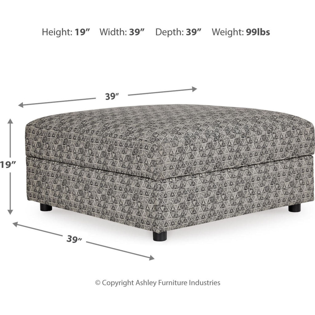 Pouf de rangement Kellway - Bisque