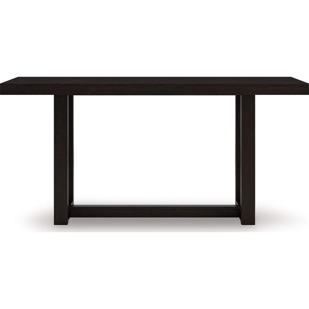 Table de comptoir Neymorton - Brun gris foncé - (D618-13)