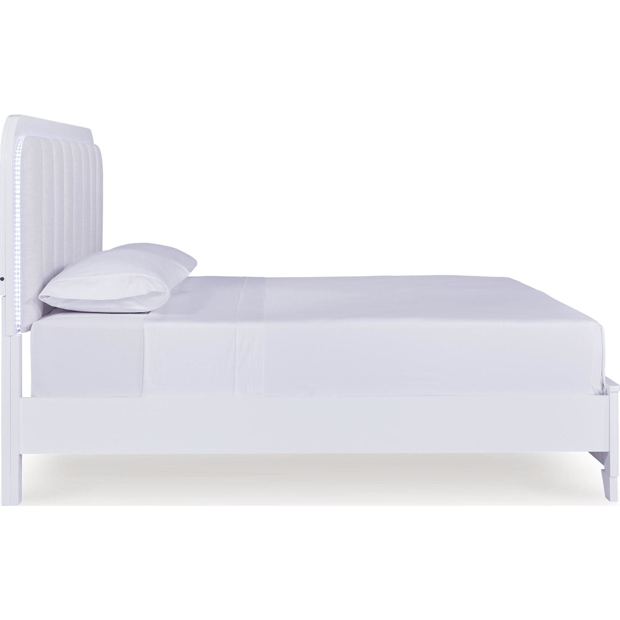 Lit à panneaux Jarlee King - Blanc