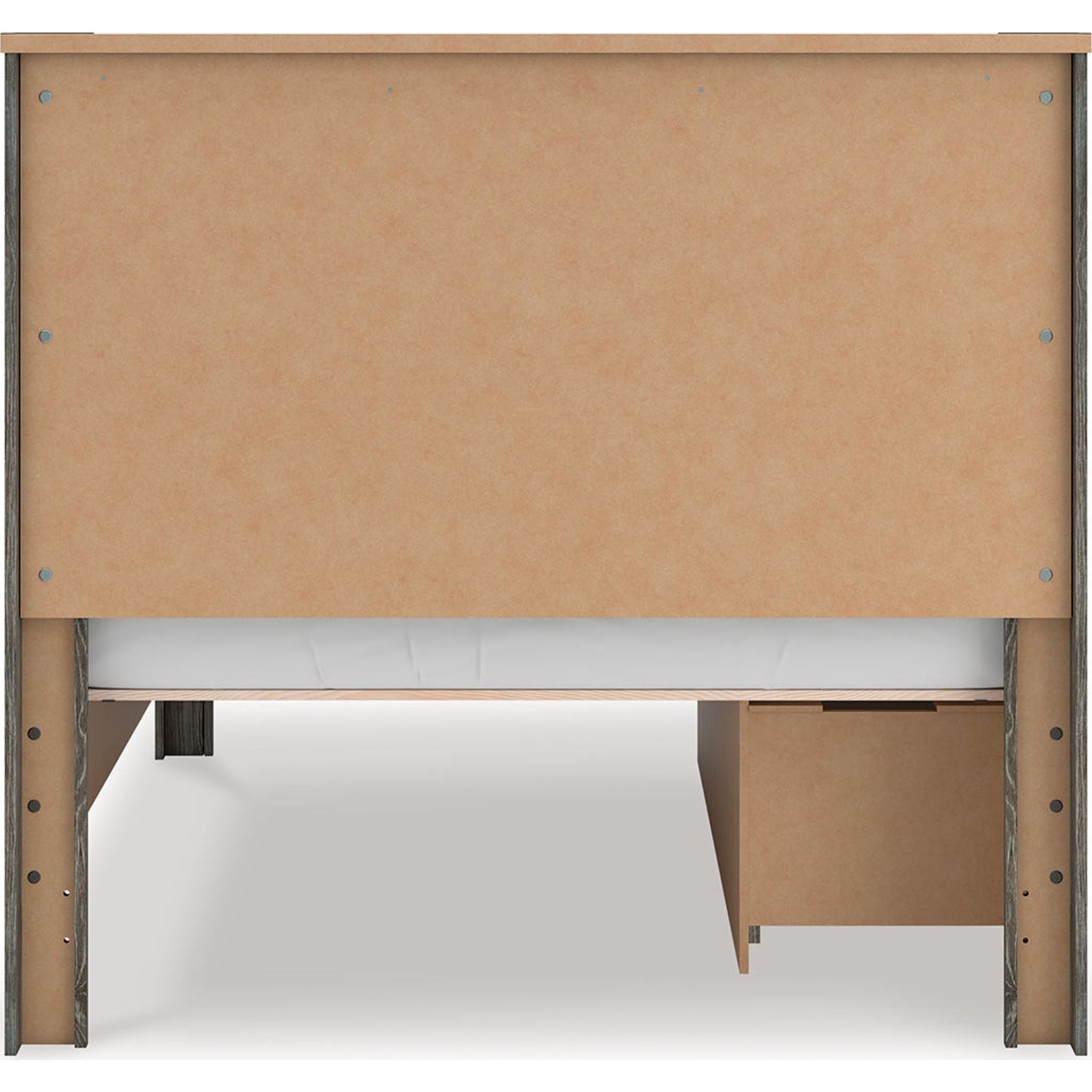 Lit de rangement complet Frandern - Noir/Gris