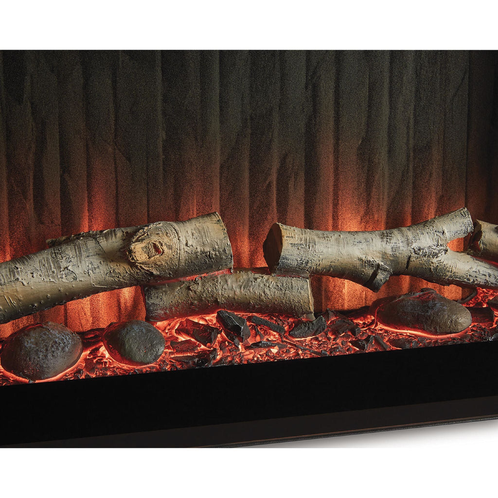 Accessoires de divertissement pour cheminée encastrable - Noir