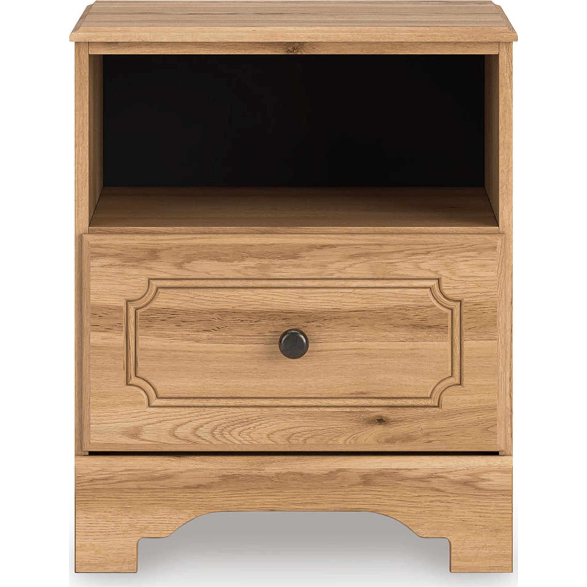 Table de chevet Aleaport - Brun chaud