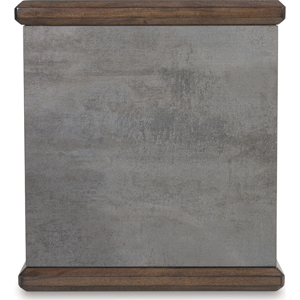 Table d'appoint Kallenny - Marron/Gris