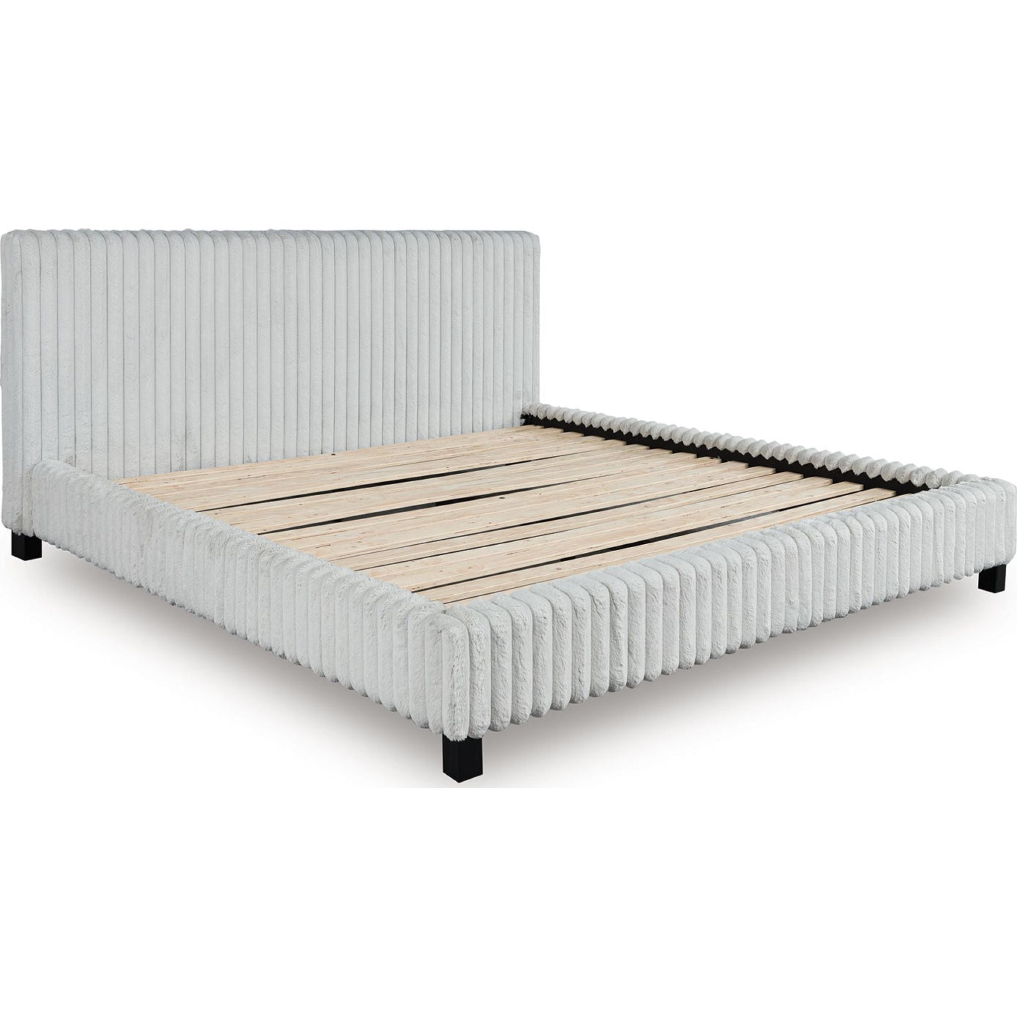 Lit rembourré Zuraleus King - Blanc