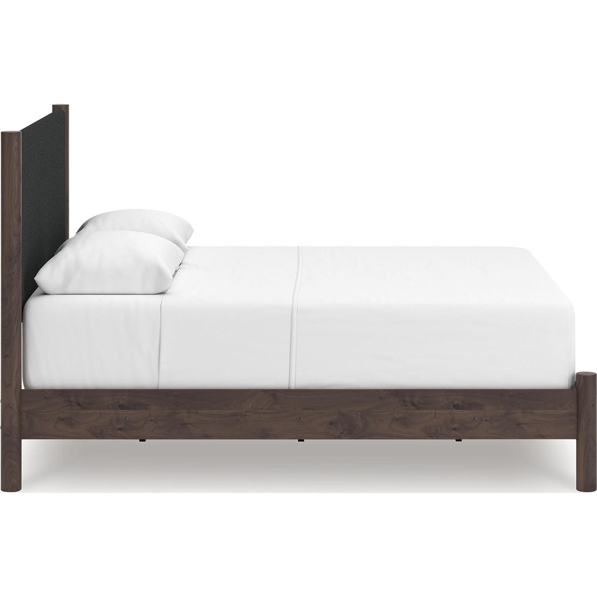 Lit à panneaux Pamytta Queen - Marron