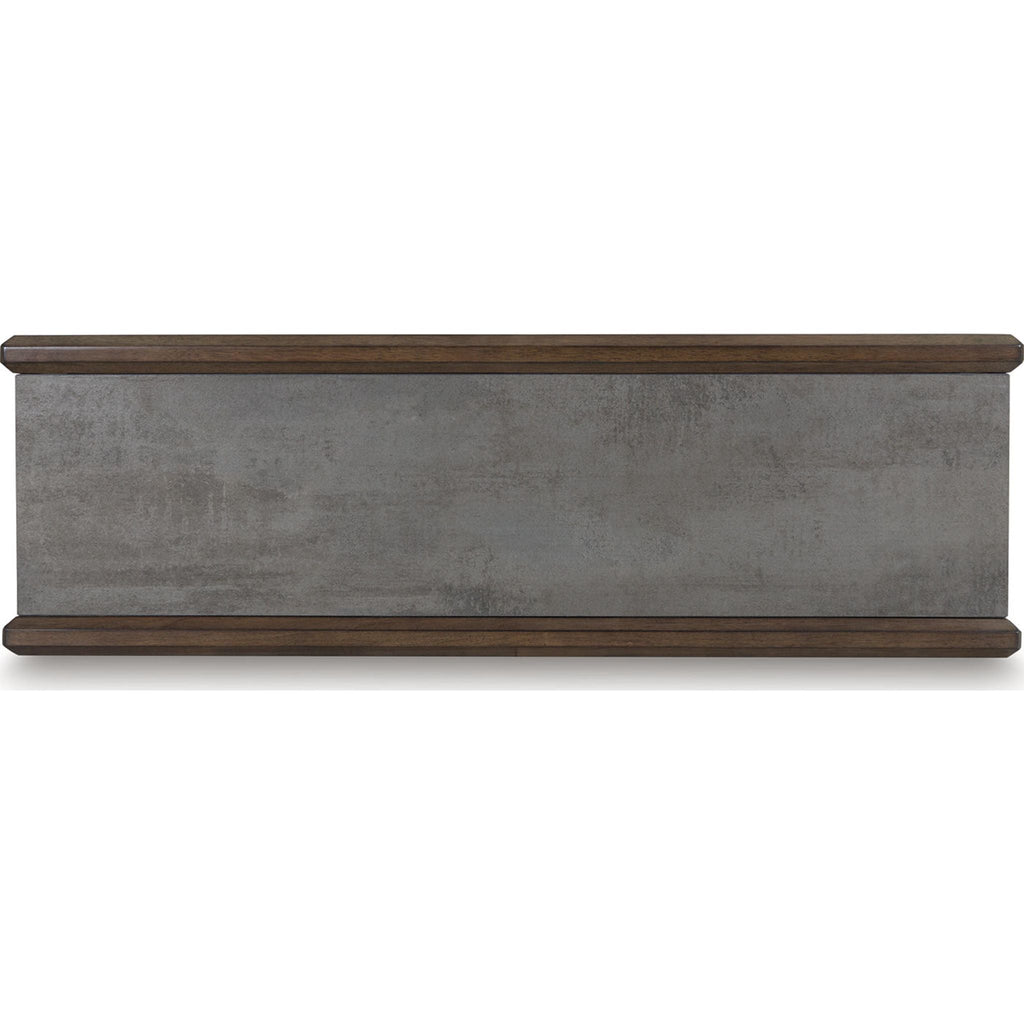 Table basse Kallenny - Marron/Gris