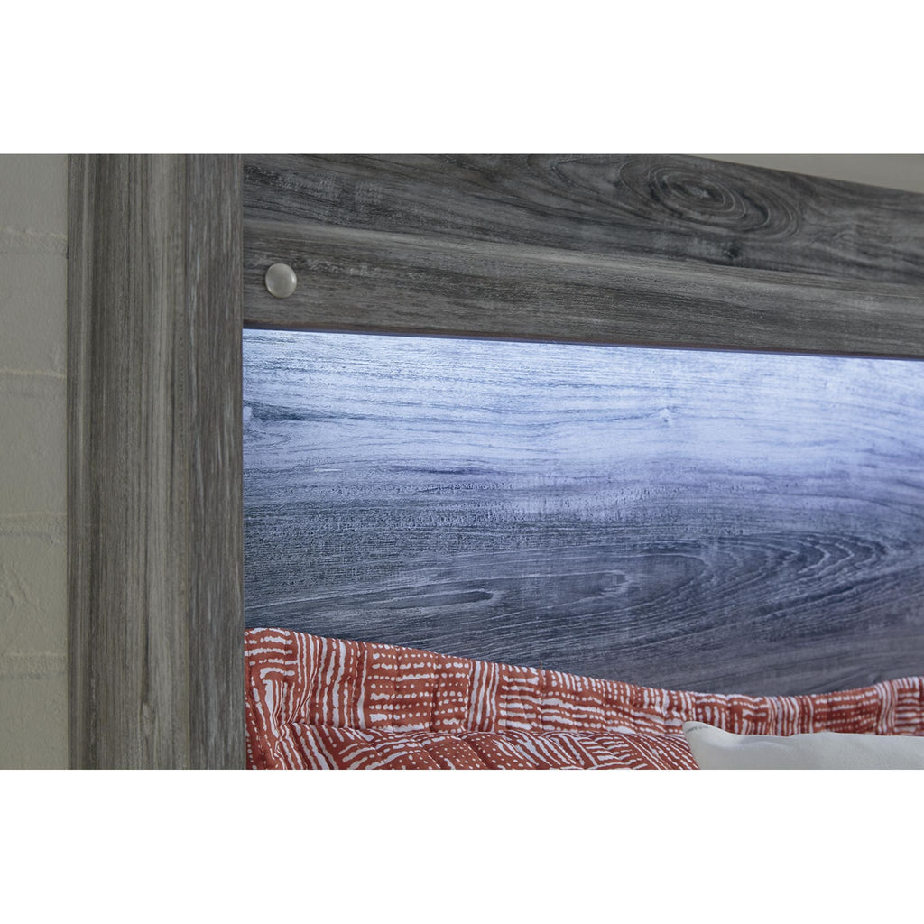 Tête de lit à panneaux Baystorm Queen - Gris