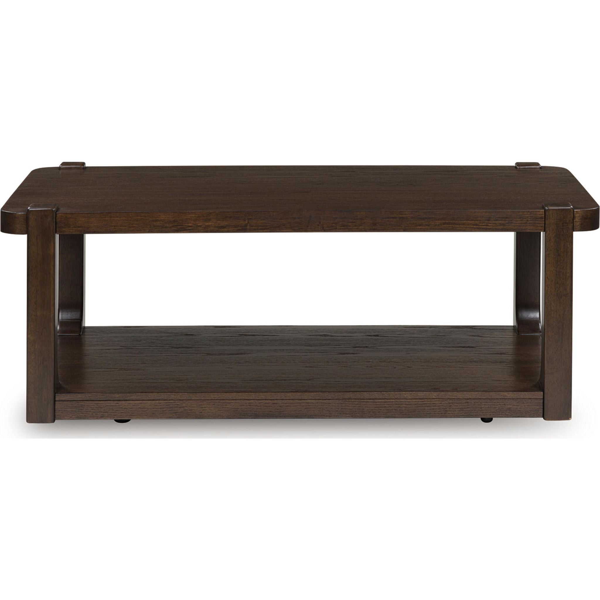 Table basse Breckington - Marron foncé