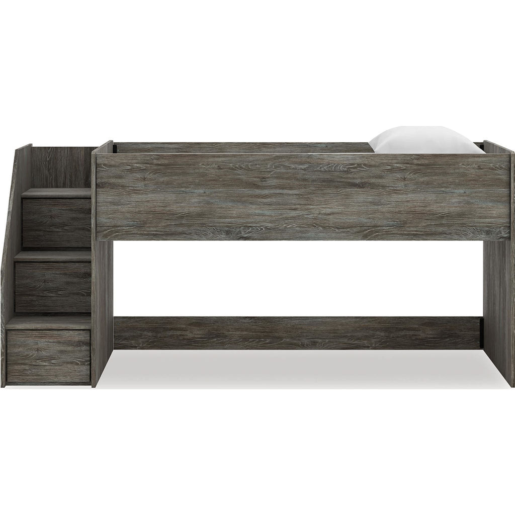 Lit mezzanine simple Frandern - Gris