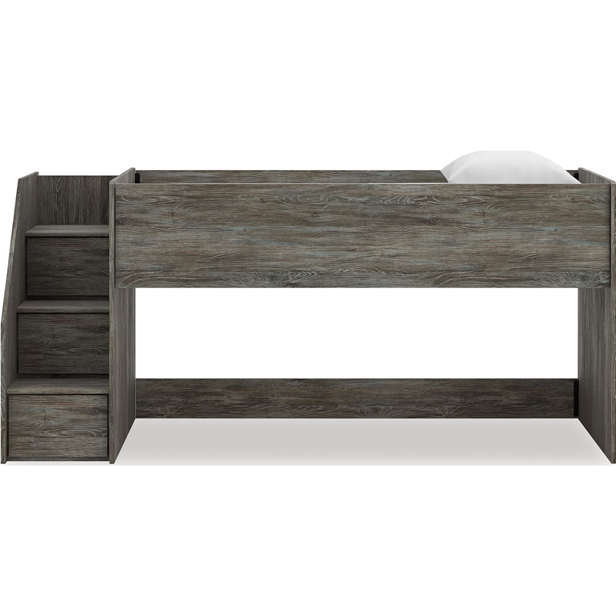 Lit mezzanine simple Frandern - Gris