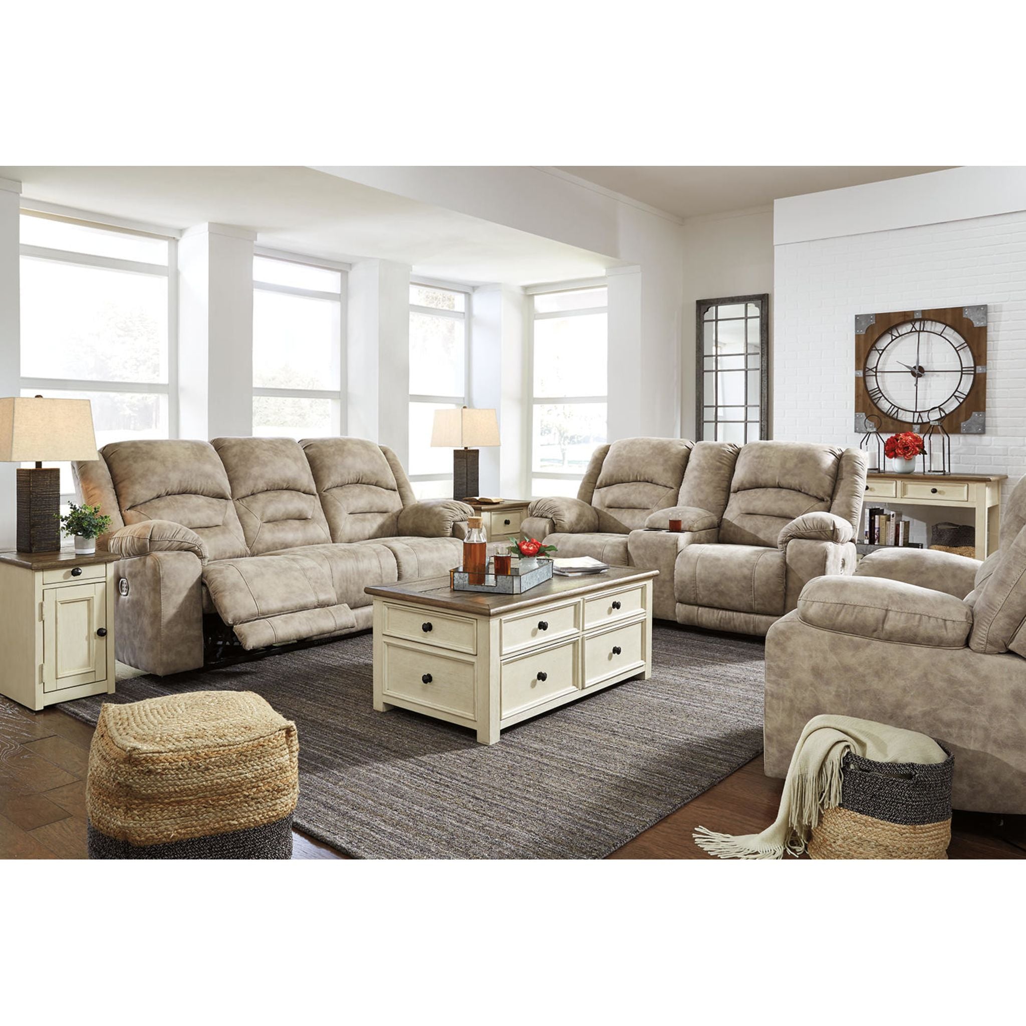 Table basse Bolanburg - Bicolore