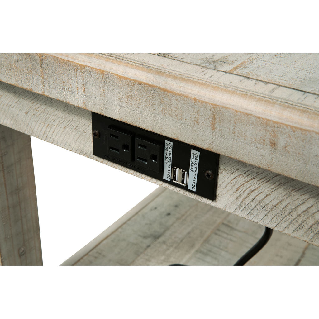 Table d'appoint Carynhurst - Blanc délavé gris